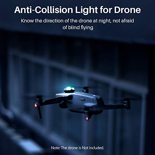 Drone Strobe Light Flashing Light 3 Colors Slow Fast Flashing Anti-colisão com bateria de 110mAh inc