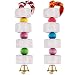 Unibene Parrot Chewing Toy, Bird Beak Grinding Stone Bell, Lava Block Calcium Supplement Food African Greys Amazon Conure Eclectus Budgies Parakeet Cockatiel Hamster Chinchilla Rabbit, 2 Pack