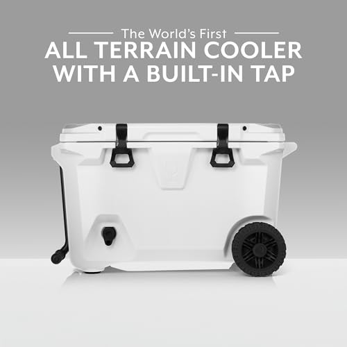 image for BrüMate BrüTank 55qt Wheeled Hard Cooler with Built-in Drink Dispens