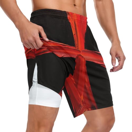 Short de sport homme doux pour la peau avec porte-serviette d'entraînement