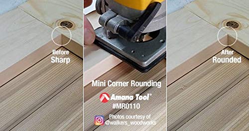 Miniatura 7 de Amana Tool - Redondeo de esquina miniatura con punta de carburo MRR110 Radio 316 x 916 de diámetro x 38