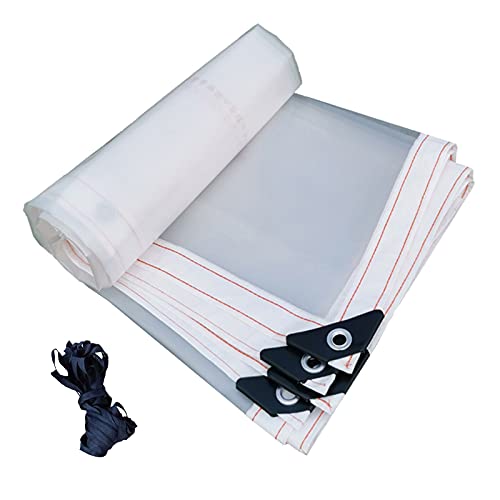 Lona impermeable transparente de plástico 2x1.5m para aislamiento de ventanas y toldo 2