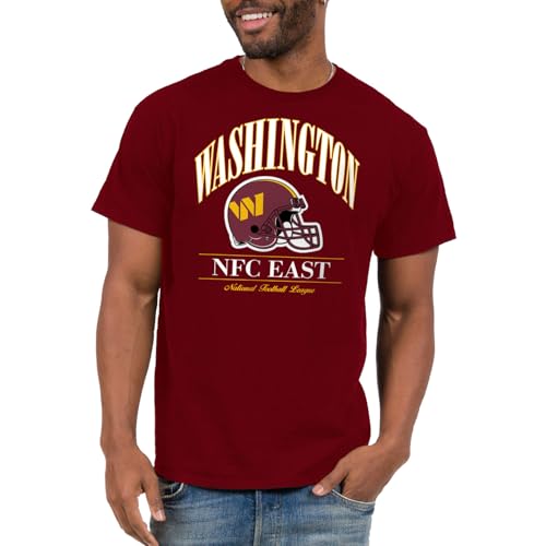 Junk Food NFL - Washington Commanders - Prep - Officially Licensed Adult Short Sleeve Fan Tee for Men and Women