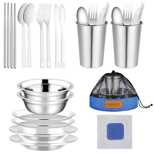 Camping Mess Kit for 1-2 Person Camping