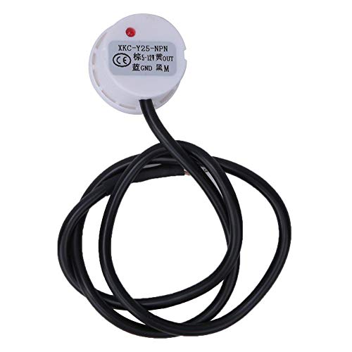 Non-Contact WaterLevel Sensor, DC 5-12V Intelligent High Sensitivity Liquid Level Detector for Airtight Non-Metallic Container/Pipe Tube Max Thickness 20mm