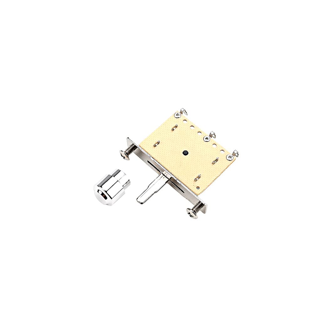 Alnicov 1PC 3 Way Pickup Selector Switch with Silver Tip for Electirc Guitars - Image 2