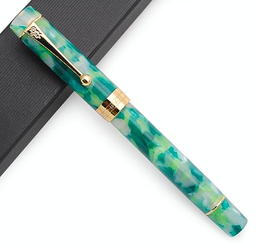 Stylo-plume Jinhao 100 vert fantastique, écriture fluide 0,7 mm pour carnet de notes et journal