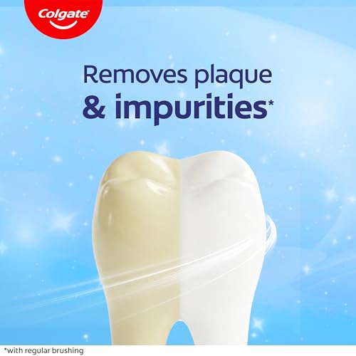 Colgate Baking Soda and Peroxide Whitening Toothpaste, Fluoride Formulated, Removes Surface Stains, Brisk Mint, 2.5 oz - image 5