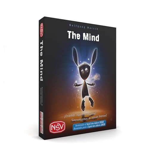 NSV The Mind Juego de Cartas Cooperativo Conecta tus mentes y desafía tus límites. Edición en Español.