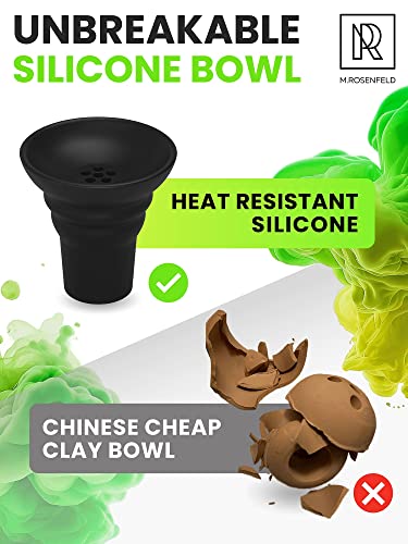 Black Hookah Set 2 Hose Hookah – Picolo 12” Black Mini Hookah 2 Hose Hookah Set With Silicone Hookah Bowl 2X Hookah Black Hose 50X Hookah Foil With Holes 10X Hookah Tips Disposable & Tongs #TOP2