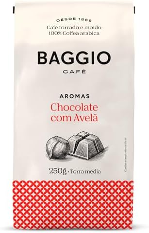 Baggio Café Café Torrado e Moído Aroma de Chocolate com Avelã 250g