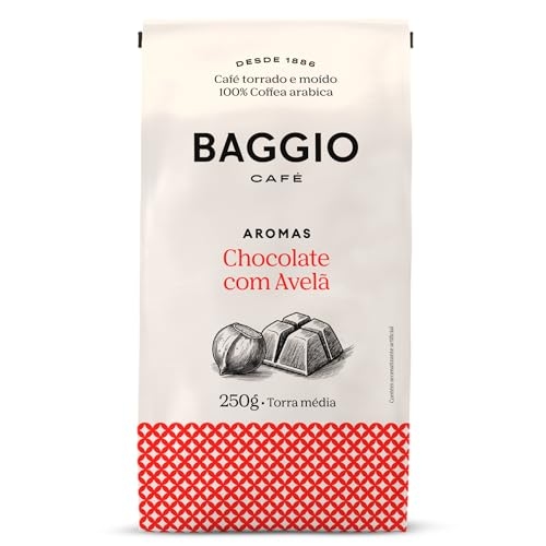 Baggio Café Café Torrado e Moído Aroma de Chocolate com Avelã 250g Baggio Café Café Torrado e Moído Aroma de Chocolate com Avelã 250g