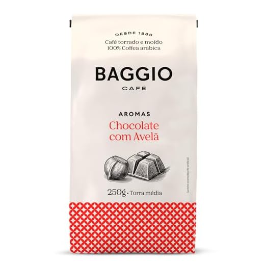 Baggio Café Café Torrado E Moído Aroma De Chocolate Com Avelã 250G