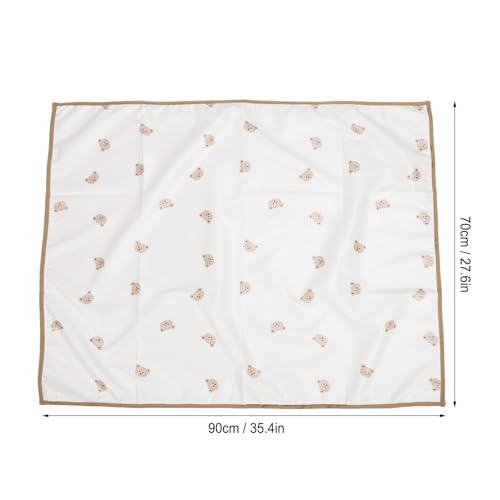 Almofada de cama lavável à prova d'água para período menstrual e incontinência, almofada de proteçã