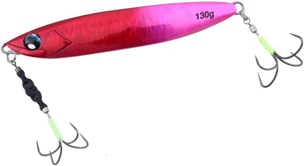 DAIWA Basic-H Lure/Flatfish/All Purpose Lure, Kagami Fang Jig, Includes Hooks, 2.8-5.3 oz (80-160 g), Various