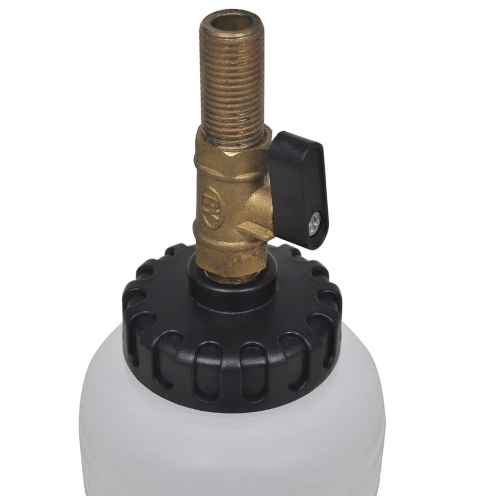 Dispositivo de purga de frenos con depósito de 1 L y botella de recarga de 0,7 L, purgador de frenos para sistemas hidráulicos de coches, accesorios de taller para freno, conducción, embrague