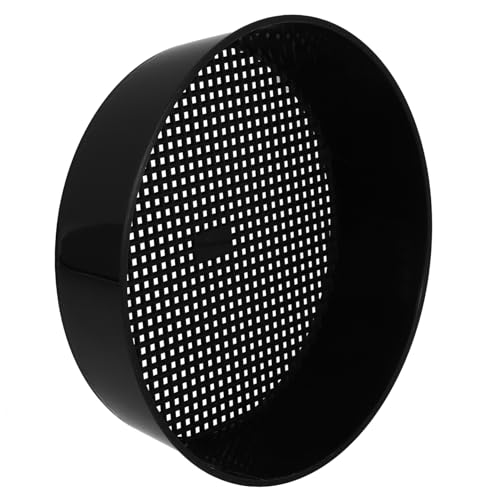 Gatuida Cedazo De Tierra y Grava para Jardinería, Cedazo De Suelo Plástico Negro De 40x30 Cm, Herramienta De Filtrado De Partículas y Rocas, Uso Jardín y Compostaje
