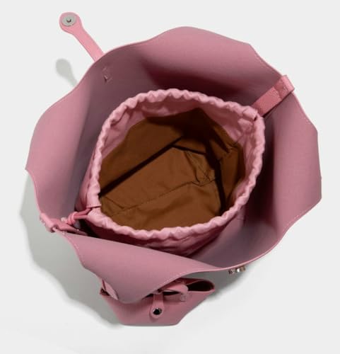 Slouchy PU Leather Bucket Bag Women Shoulder Hobo Bags Trendy Travel Crossbody Purse Mini Top-handle Tote Handbag 20253