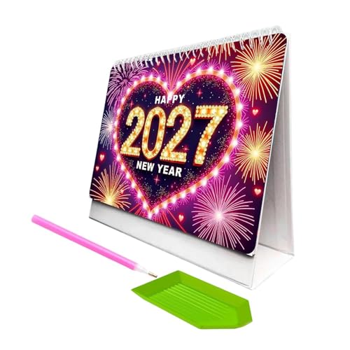 Calendrier de bureau art gemme 2027 pour illuminer votre espace de travail