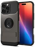 Spigen Slim Armor MagFit Designed for iPhone 16 Pro Case [Military-Grade Protection] Compatible with MagSafe - Gunmetal