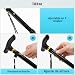 Imagen de Thlevel Bastón Plegable de Aluminio Ajustable Bastones 83 a 93cm para Caminar Practicar Senderismo Viajar Unisex Adulto