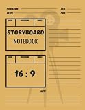 Storyboard Notebook: Blank Storyboard Sketchbook Notebook16:9 | Template Panel Pages for Storytelling, Layouts & Illustration | 8.5'x11' StoryBoard ... Animators, Creative Storytellers & Artist