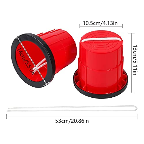 1 Paio Trampoli Equilibrio, Secchio Trampoli Da Passeggio Tazza, Trampoli Sportivi Giocattoli, Trampoli Da Passeggio, Per l'Allenamento Sensoriale Dei Bambini, Giochi - 3