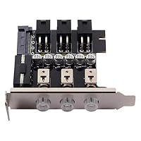 chenyang 3 SATA-HDD-SSD-Festplatten-Netzschalter-Auswahlmodul-Steuersystem mit 80 mm Low-Profile-Halterung – Ansicht 4