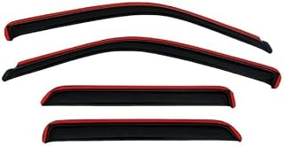 AVS In-Channel Ventvisor Rain Guards for 2015-2026 Ford F-150 SuperCrew & 2017-2026 Raptor - Smoke, 4pcs Custom Fit