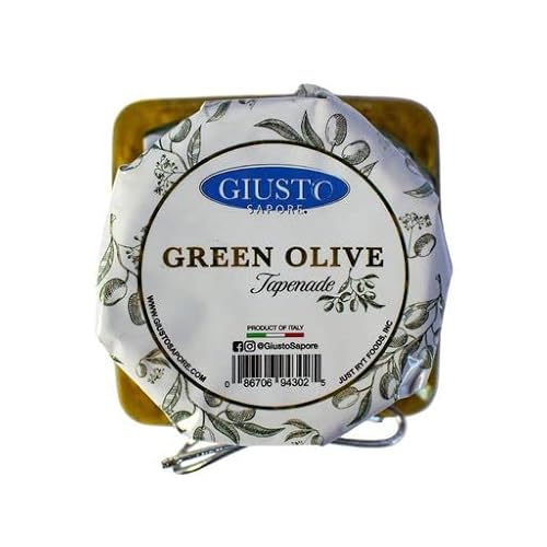 image for Giusto Sapore Green Olive Bruschetta Spread 10.23oz - Non GMO Italian 
