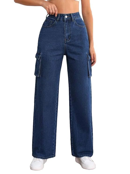 Most Women's 6-Pocket Jeans are a Type of Cargo Jean, Combining The Multiple Pocket Design with Denim Fabric.-image-4
