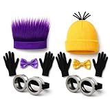 YJAUBKJOG Disfraz de Halloween para mujer y hombre: 8 piezas
