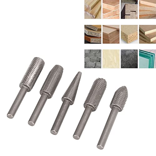 Juego de 5 fresas de carburo de tungsteno 6mm miniatura 5