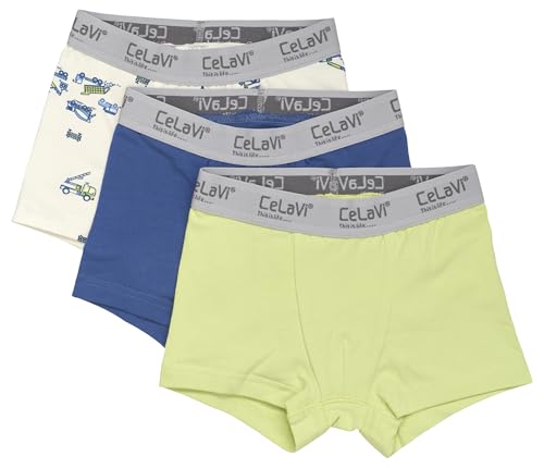 Boxers CeLaVi lot de 3 avec ceinture extensible anti-frottement