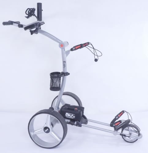 GOLF23, M3SV Elektro Golf Trolley, mit Funkfernbedienung, Lithium Batterie, GPS/Handyhalter