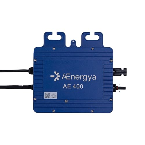 AEnergya Microinverter AE400 da 350w, Inverter Solare Intelligente WiFi per