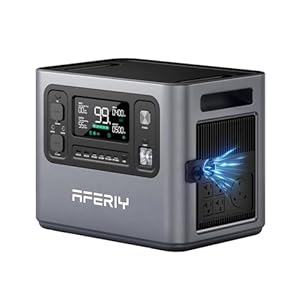 AFERIY P280 Portable Power Station 2800W (Peak 5600W),2048Wh LiFePO4 Battery,Expandable to 10kWh,0-80% Charge in 38 Min,UPS Solar Generator for Home Use,Power Outages,Camping,and RVs