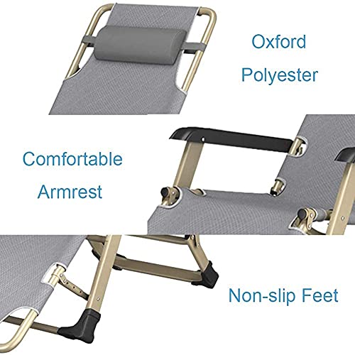 Aerveal Oversized Padded Zero Gravity Chairs, Seat Adjustable Patio Lounge Recliner Chair, Support 330Lbs Folding Reclining Chairs,Single Tube With Cushion,A,Single Tube Without Cushion #TOP2