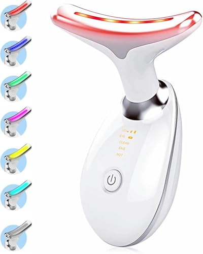 LED Light Therapy Face Massager, 7 Colour Modes, EMS Technology, ...