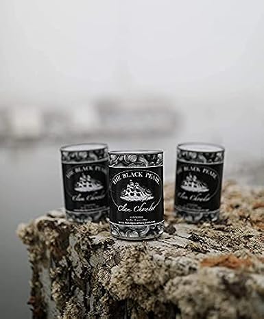 The Black Pearl Clam Chowder New England Famous Condensed Soup, 15 Ounce (6 Cans)