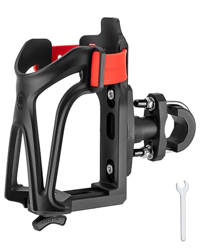 Porte-bouteille moto ROCKBROS anti-vibration et ajustable pour cadre