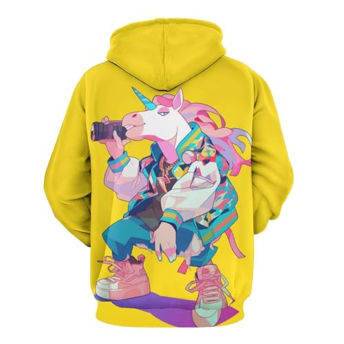 Sweat à capuche licorne cool pour vos soirées cocooning en taille S