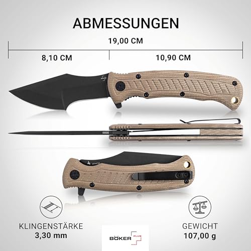 Couteau outdoor BÖKER PLUS Micro Tracker Folder idée coffret cadeau - 7