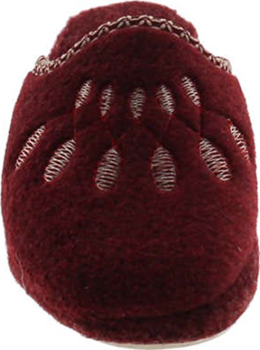 Women's 16717 Plush Comfort House Slippers Made In Europe,Bordo,394
