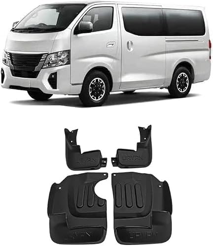 ZHMYDY 4 Pcs Car Mud Flaps for Nissan NV350, Mudflaps Strong Toughness Baffle Protection All Weather Protector Easy Installation Waterproof Easy Install Guard Mudguards Parts