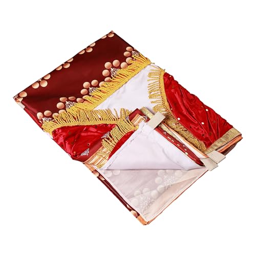 Image of Ganpati Decoration Digital Background Ideas at Home, Festival, Wedding, Diwali, Ganesh Chaturthi, Laxmi Pooja Decoration Background (Size, Width 7 Feet and Hight 7 Feet, Vakratunda)