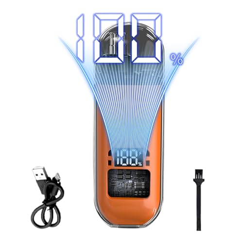 Depiladora Nasal | Eléctrico Inalámbrico para Nariz y Orejas | Cortacésped Inalámbrico con Pantalla Digital, Kit de Aseo Cara Cejas Impermeable
