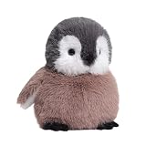 Muñeco de peluche de pingüino | Peluche ďe pingüino suave y tierno đe 8 pulgadas para niños | Juguete suave y esponjoso como un ṕingüino real para , figura d́e ṕeluche d̄e animal dé p̀eluche ṕa
