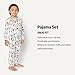 Amazon Essentials Unisex Kids' Matching Holiday Family Pajama Sets, Festive Lights, 6-7
