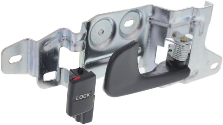 KarParts360 for Honda Civic 1992 1993 1994 1995 Interior Door Handles Front, Driver and Passenger Side | Pair | with Door Lock Button | Black | for HO1353107, HO1352107 | 72120SR0A02ZB, 72160SR0A02ZB